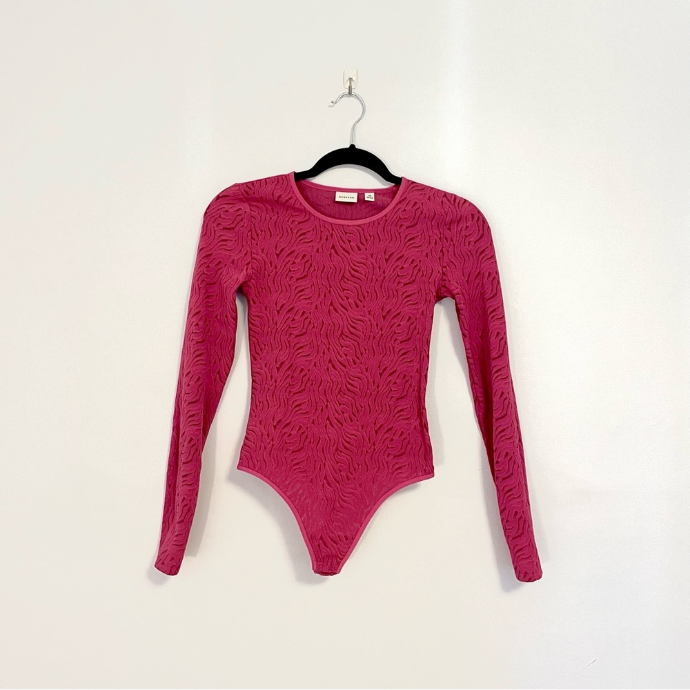 ARITZIA Babaton Shapelace Longsleeve Bodysuit